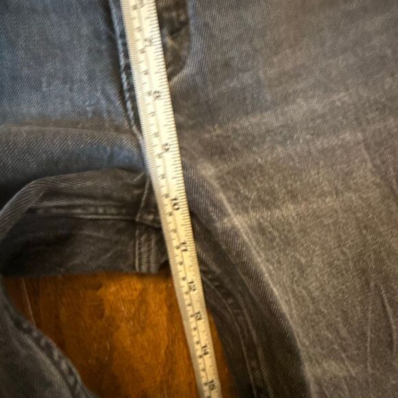 Abercrombie & Fitch curve love huge rise skinny black wash jeans size 28/6 short - Picture 7 of 10